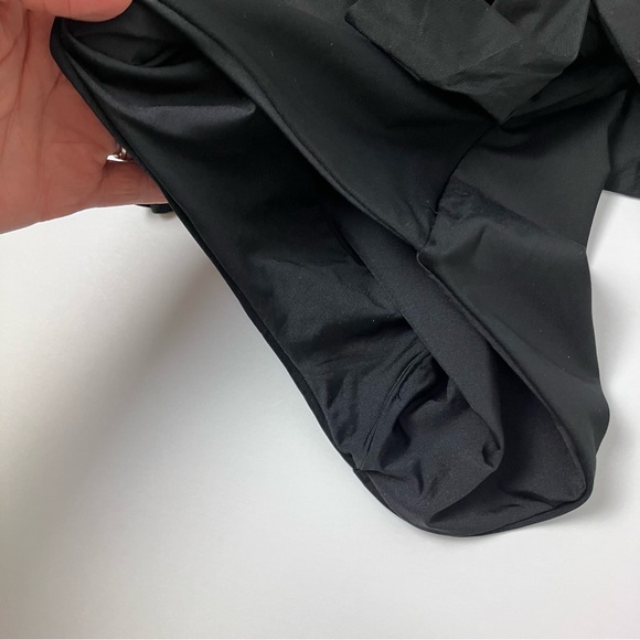 Onia Elena Tie Front One Piece Swimsuit in Black - Picture 9 of 12